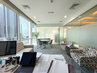 Office for Sale in Business Bay, Dubai - Spacious Office | Fully Furnished | Burj Khalifa view