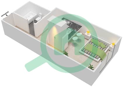 La Fontana Apartments - Studio Apartment Type/unit A/3 Floor plan