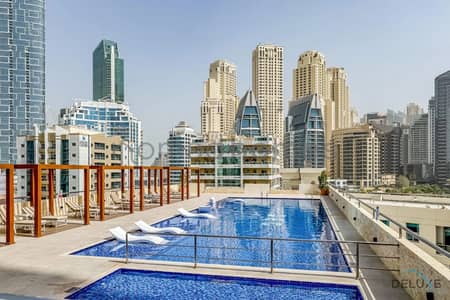 1 Bedroom Flat for Rent in Dubai Marina, Dubai - SPACIOUS LAYOUT | BALCONY | UNFURNISHED