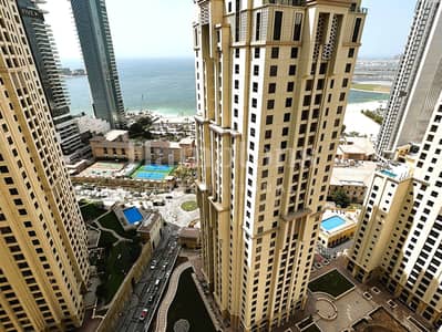 1 Bedroom Apartment for Rent in Jumeirah Beach Residence (JBR), Dubai - Sea View | Kitchen Appliances | Unfurnished