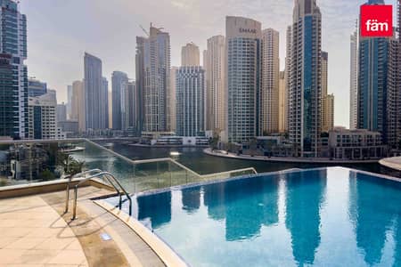 1 Bedroom Apartment for Rent in Dubai Marina, Dubai - Vacant | Balcony | Near Metro Station