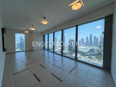 2 Bedroom Apartment for Rent in Downtown Dubai, Dubai - Sea - Burj View | Large Layout | Vacant Now