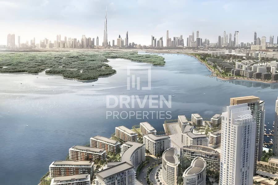 位于迪拜溪港，溪流2号大楼 4 卧室的顶楼公寓 6900000 AED - 12803628