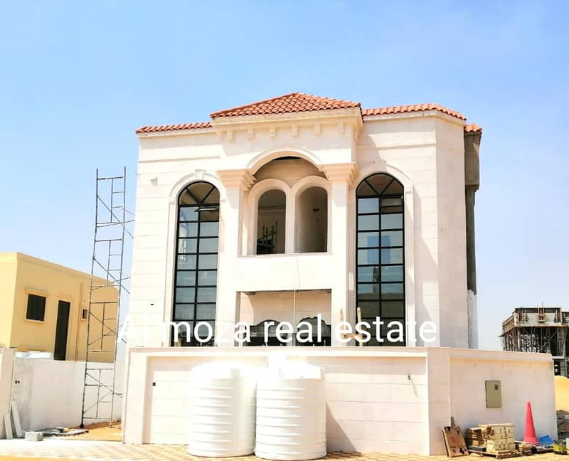 Freehold 5 Master Bedroom Modern Villa For Sale In Sheikh Mohammad Bin Zayed Road .