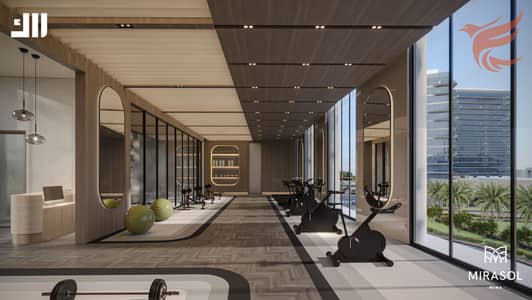 阿拉伯港， 拉斯海玛 1 卧室单位待售 - Mirasol_GYM VIEW 01. png