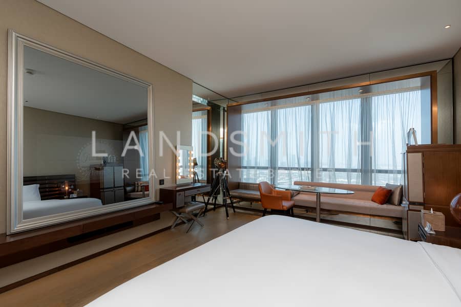 Luxury Hotel Studio | Furnished | High Floor | Canal View
