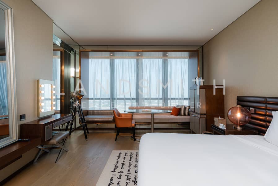 Luxury Hotel Studio | Furnished | High Floor | Canal View