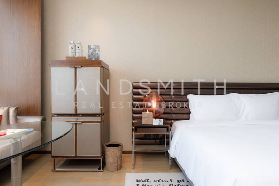 Luxury Hotel Studio | Furnished | High Floor | Canal View - Image 12