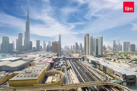 2 Bedroom Apartment for Rent in Downtown Dubai, Dubai - Burj Khalifa View | Corner Unit | High Floor