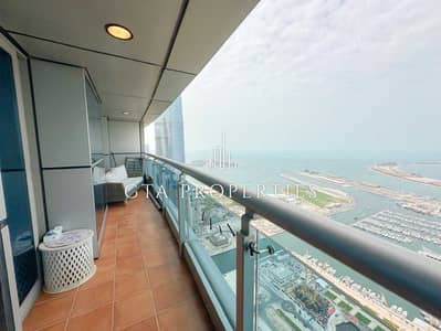 3 Bedroom Apartment for Rent in Dubai Marina, Dubai - 3BHK Duplex | UN/Furnished | High Floor |Sea Views