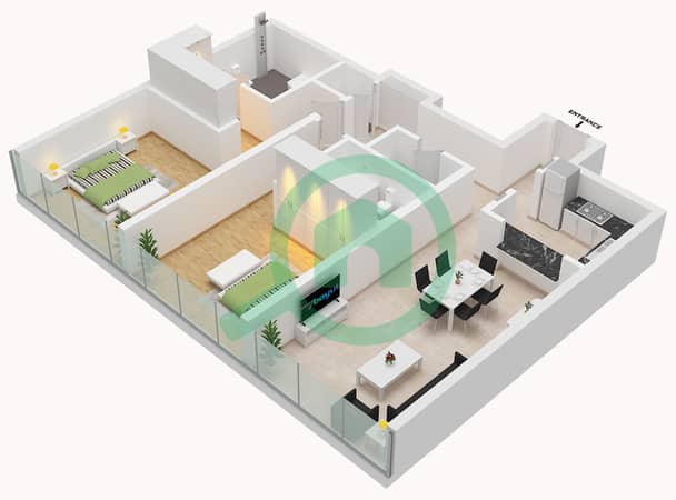 Type D Unit 10 Floor 2