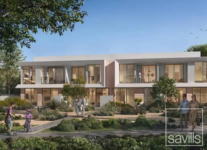 3 Bedroom Townhouse for Sale in The Valley by Emaar, Dubai - Single Row | Park Backing | Close to Amenities