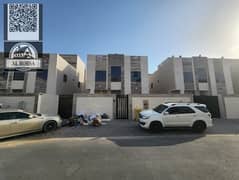 للايجار فيلا في الياسمين بعجمان 6 غرف نوم ومجلس وصاله مع غرفة خادمه وحوش واسع
