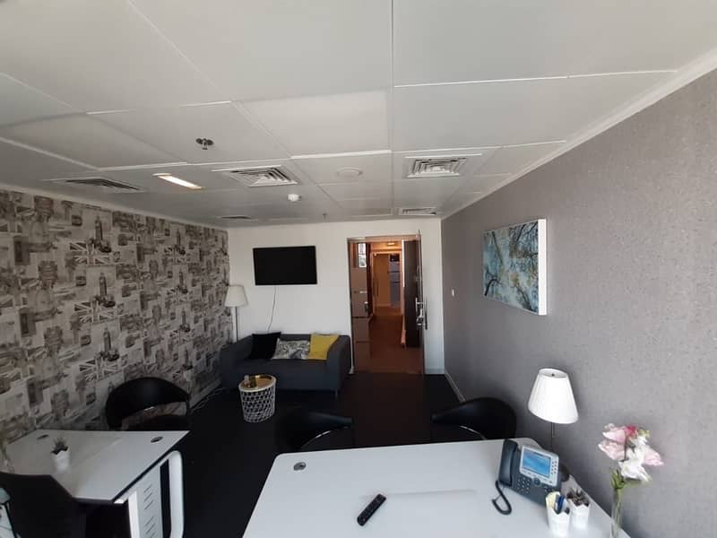 200 SQFT Fully Furnished all inclusive office space- No Commission