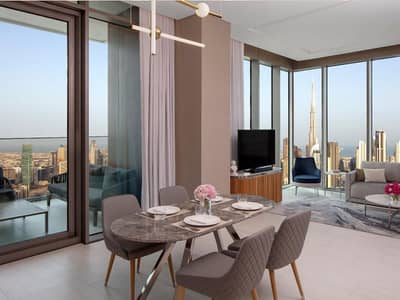 شقة فندقية 1 غرفة نوم للايجار في الخليج التجاري، دبي - 1 bed simplex. png