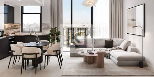 1 Спальня Апартамент Продажа в Джумейра Вилладж Серкл (ДЖВС), Дубай - LIVING ROOM. JPG