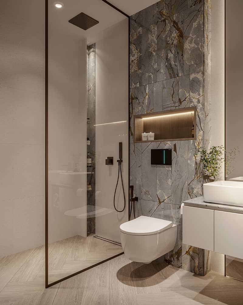 Smart Home| Luxury 1 Bedroom | Modern Design - Image 12