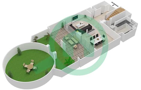 Attareen - 2 Bedroom Apartment Unit 5220 Floor plan