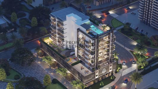 2 Cпальни Апартамент Продажа в Аль Фурджан, Дубай - Aerial_view_Evening. jpg