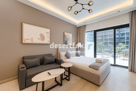 Studio for Rent in Meydan City, Dubai - sittingarea. png