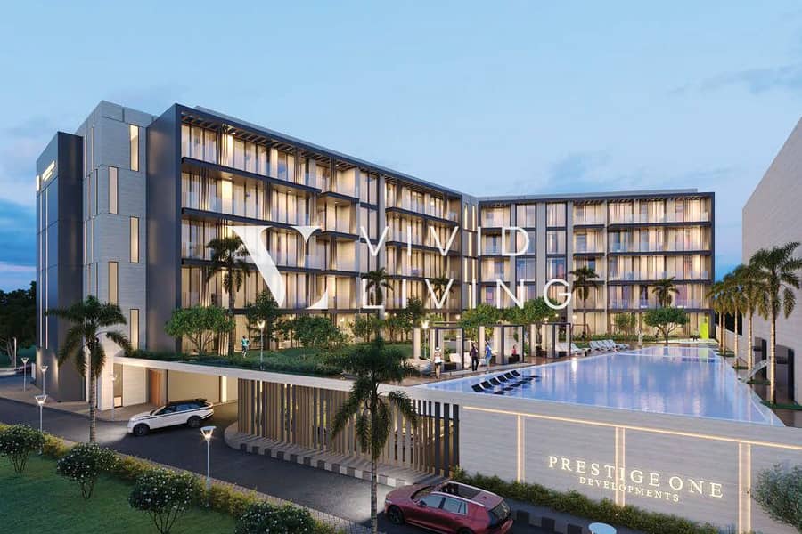 位于朱美拉环形村(JVC)，JVC第12区，豪华住宅集群 1 卧室的公寓 1200000 AED - 12813859
