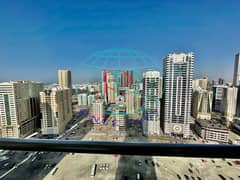 2 MBR HALL FLAT WITH MAID ROOM AVAILABLE IN AL KHAN CORNICHE ST NEAR SHARJAH INSURANCE
