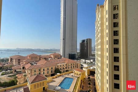 朱美拉海滩住宅（JBR）， 迪拜 单身公寓待租 - 位于朱美拉海滩住宅（JBR），慕然恩住宅综合体，慕然恩2号楼 的公寓 90000 AED - 12814093