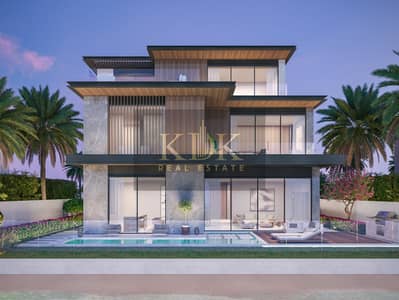 5 Cпальни Вилла Продажа в Мохаммед Бин Рашид Сити, Дубай - The Cascade Villa - Style 1 - Pool view. jpg