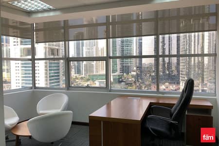 Office for Rent in Jumeirah Lake Towers (JLT), Dubai - Fitted | Unfurnished | Cabins | Mazaya BA AA1