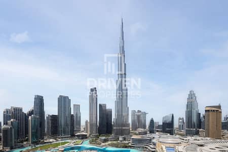1 Bedroom Apartment for Rent in Downtown Dubai, Dubai - Study Room | High Floor | Full Burj View