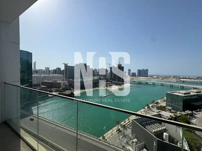 1 Bedroom Flat for Rent in Al Maryah Island, Abu Dhabi - High floor | full sea view | Semi-Furnished