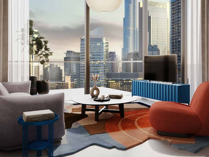位于商业湾，The Edge，边际大楼B座 1 卧室的公寓 2030000 AED - 12823795
