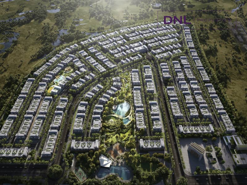 位于迪拜乐园，DAMAC Sun City 5 卧室的联排别墅 4200000 AED - 12826213