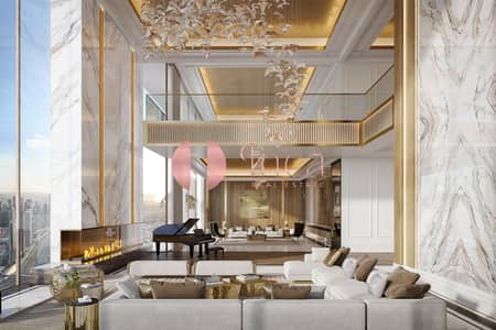 2 Cпальни Апартамент Продажа в Шейх Зайед Роуд, Дубай - Penthouse_Living_01. png