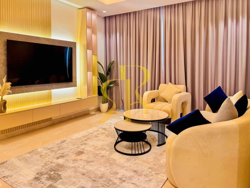 Elegant 3BR in The Sterling West | Burj Khalifa View| Business Bay Living