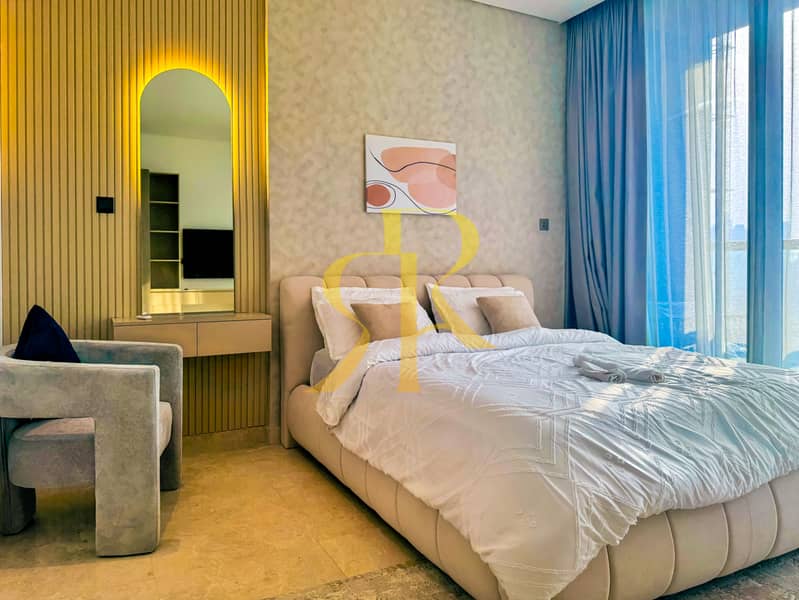 Elegant 3BR in The Sterling West | Burj Khalifa View| Business Bay Living