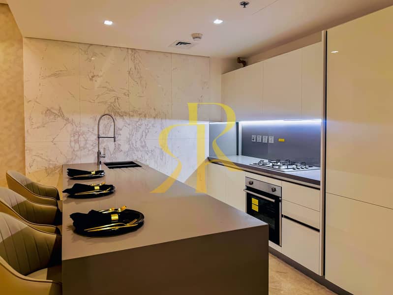 Elegant 3BR in The Sterling West | Burj Khalifa View| Business Bay Living