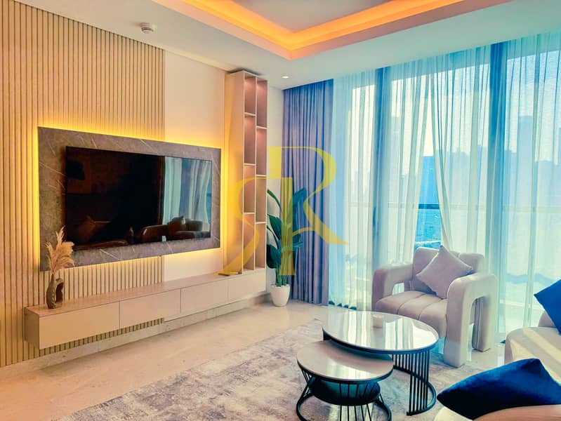 Elegant 3BR in The Sterling West | Burj Khalifa View| Business Bay Living