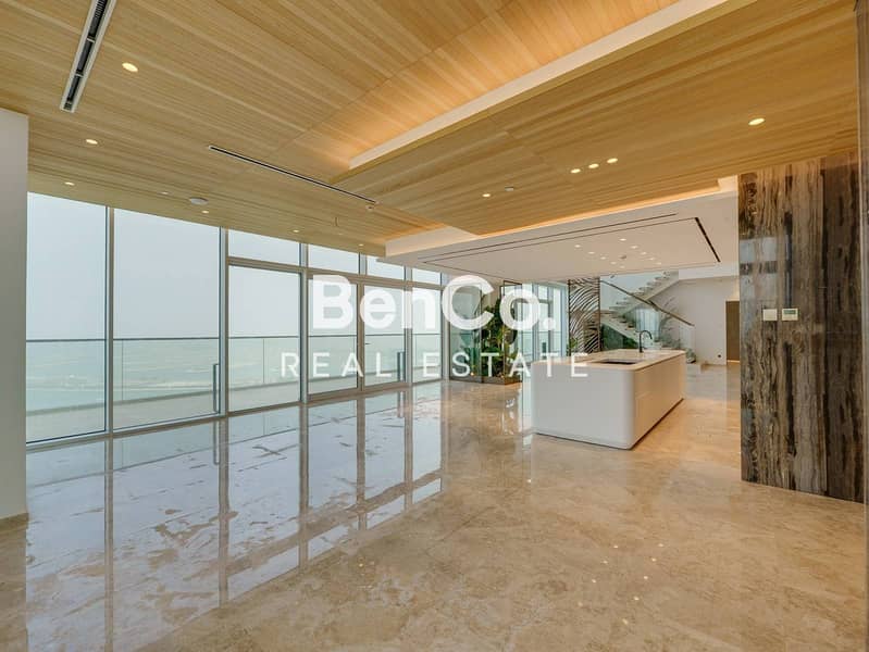 位于朱美拉海滩住宅（JBR），JBR壹号公寓大厦 5 卧室的顶楼公寓 77000000 AED - 12828620