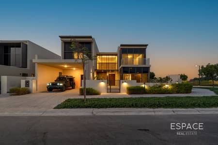 5 Bedroom Villa for Sale in Dubai Hills Estate, Dubai - Park view - Elevated Corner Plot - Vacant