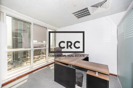 Office for Rent in Jumeirah Lake Towers (JLT), Dubai - Next to Metro | Full Lake View | 4 cabins