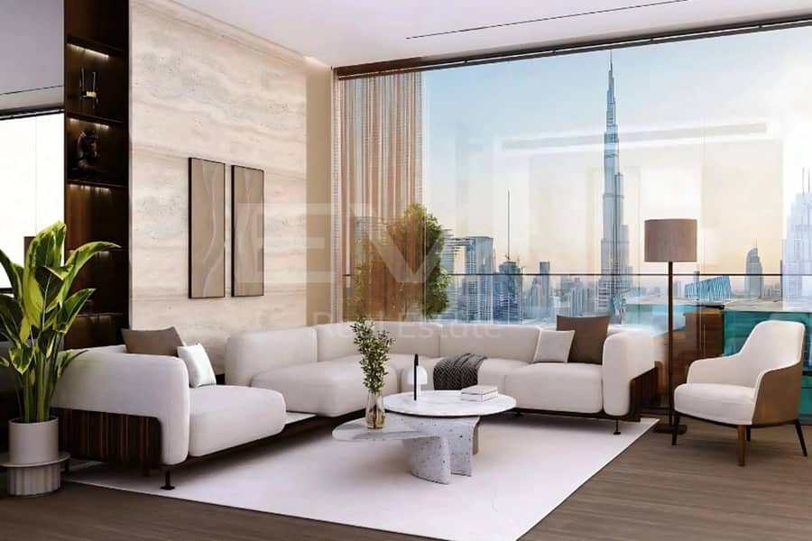Burj Khalifah View | High Floor | Spacious Lay Out