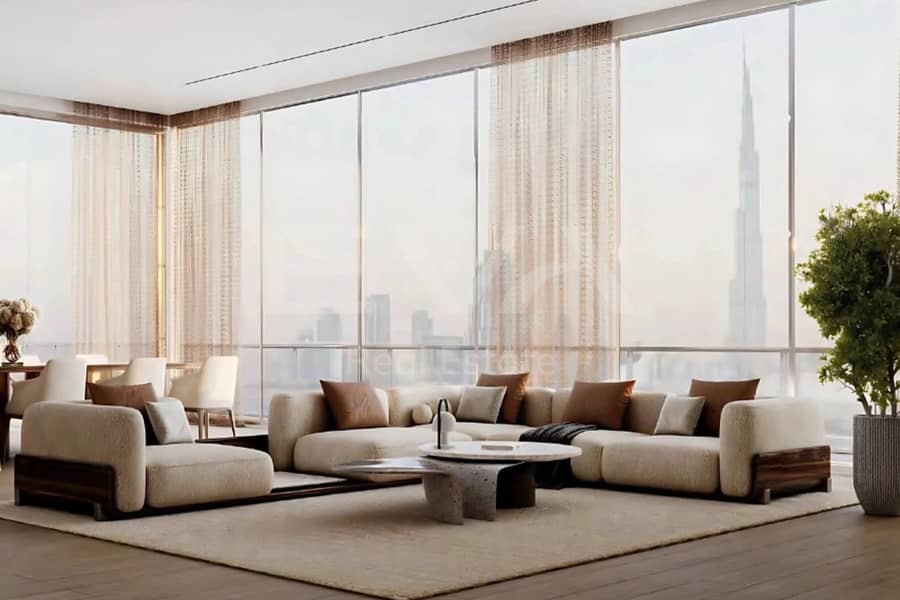 Burj Khalifah View | High Floor | Spacious Lay Out