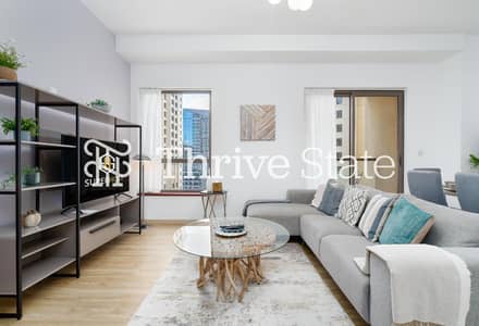 1 Bedroom Apartment for Rent in Jumeirah Beach Residence (JBR), Dubai - Converted | Partial Marina Views | Vacant