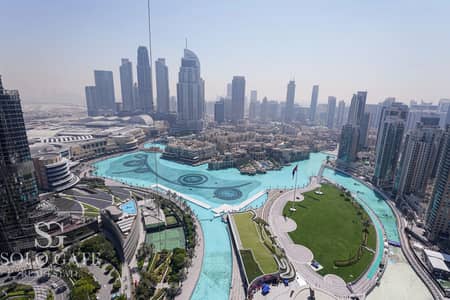 4 Bedroom Flat for Rent in Downtown Dubai, Dubai - Full Burj And Fountain View | High End Living