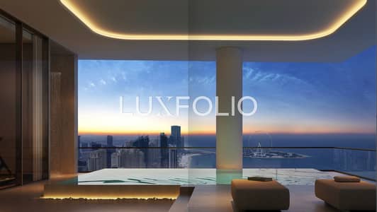 5 Bedroom Flat for Sale in Dubai Harbour, Dubai - HIGHEST FLOOR | HALF FLOOR PENTHOUSE | 180 DEGREE PANORAMIC VIEWWS | SKY EDITION