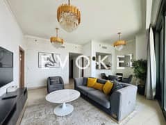 Community and Sea View |Fully Furnished |Huge 1BHK