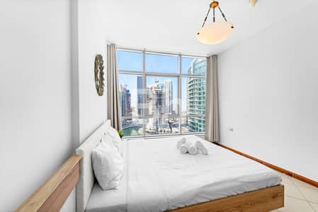 2 Bedroom Flat for Rent in Dubai Marina, Dubai - Full Marina View | Next to Metro | Furnished