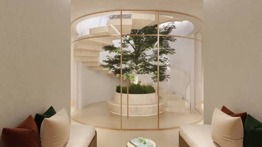 2 Cпальни Апартамент Продажа в Палм Джумейра, Дубай - Ocean House - basement stairs wellness spa. jpeg