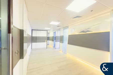 Office for Rent in Jumeirah Lake Towers (JLT), Dubai - Fully Fitted Unit | High-Floor | Partitioned